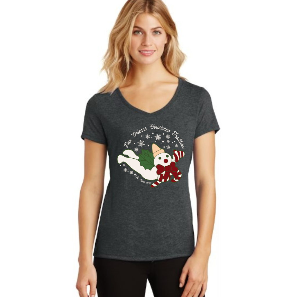 Mr. Bingle Vneck Women's Tee