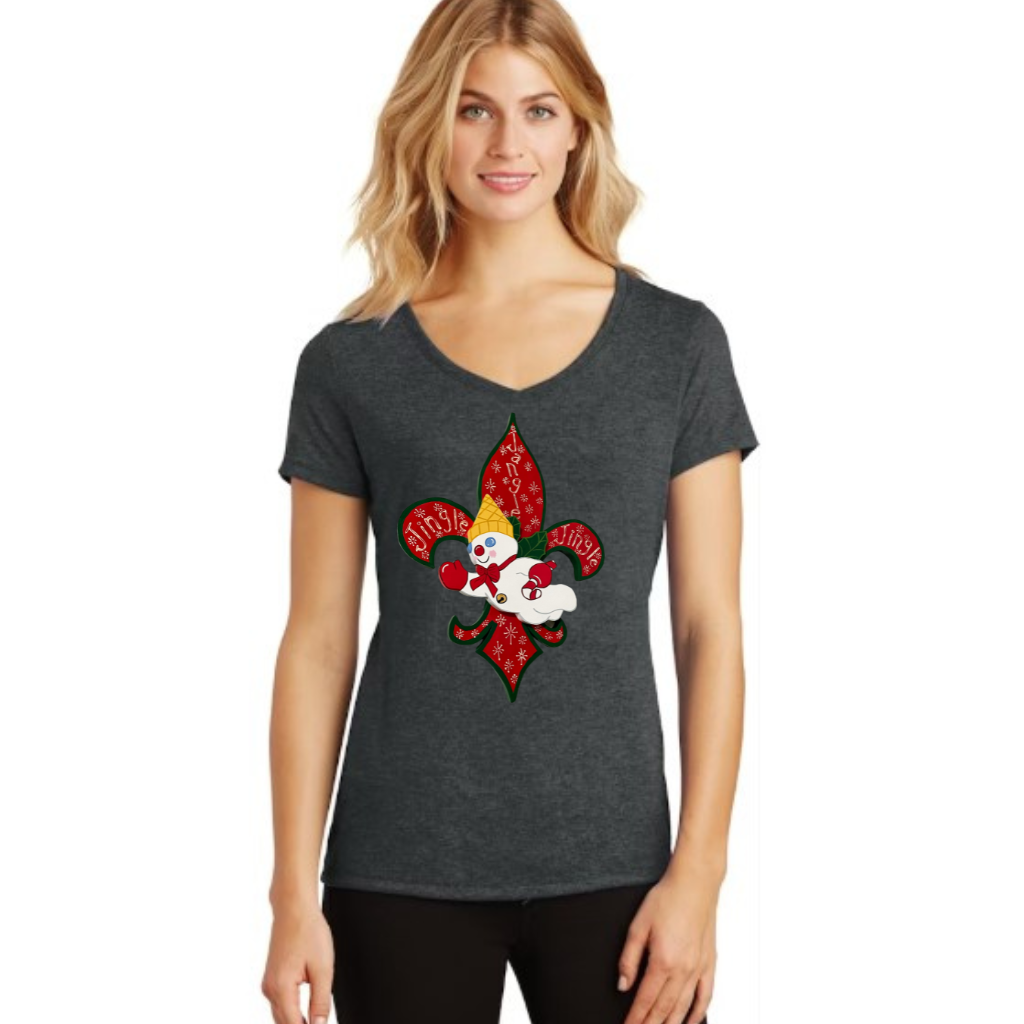 Mr. Bingle Vneck Women's Tee