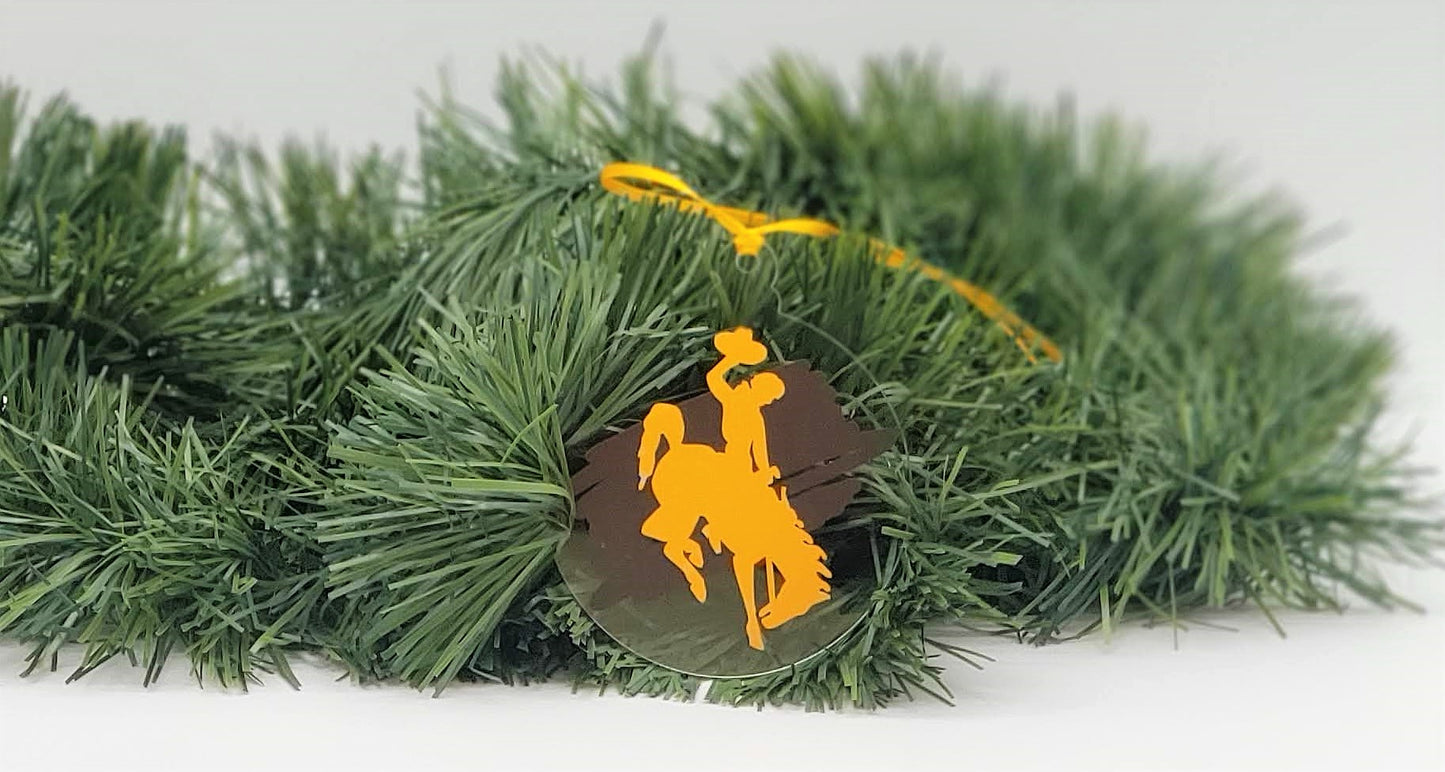 Wyoming Cowboy Ornament