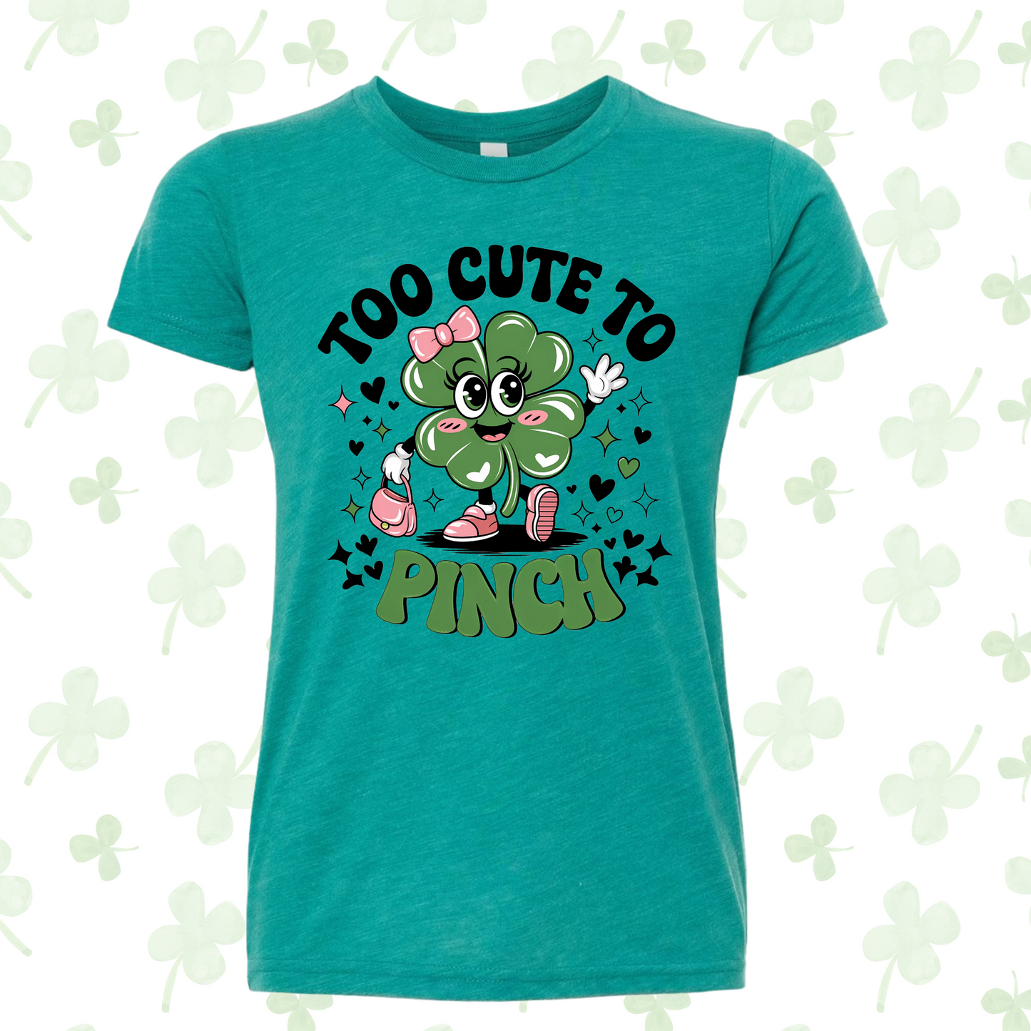 To Cute to Pinch shirt for kids