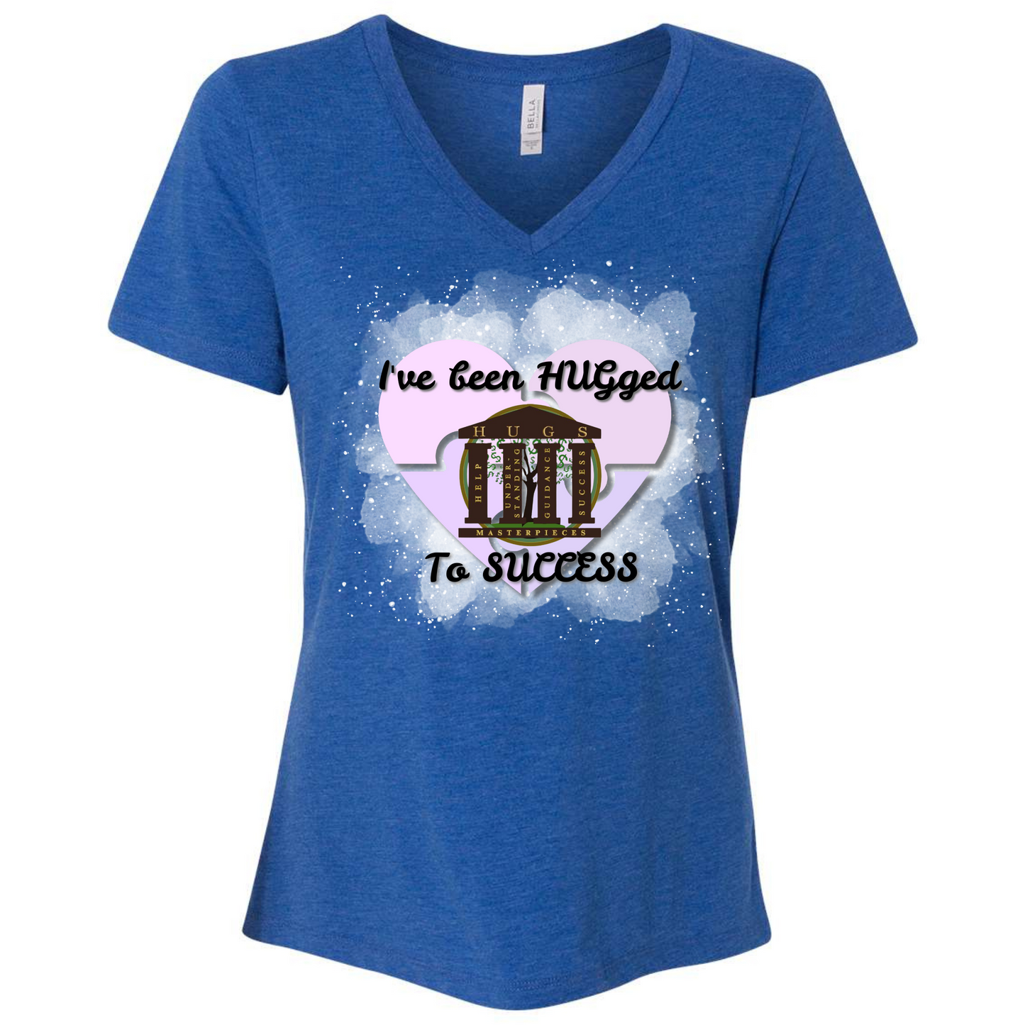 I've Been Hugged to Success Vneck Tee