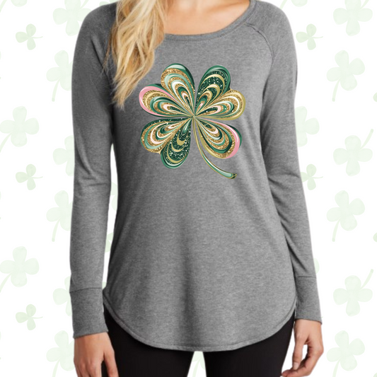 Lucky Clover Long Sleeve Shirt