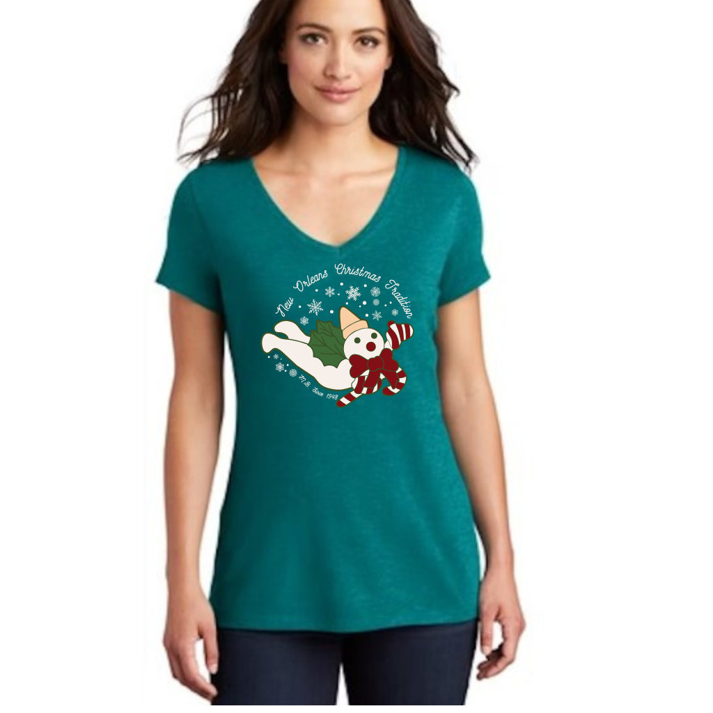 Mr. Bingle Vneck Women's Tee