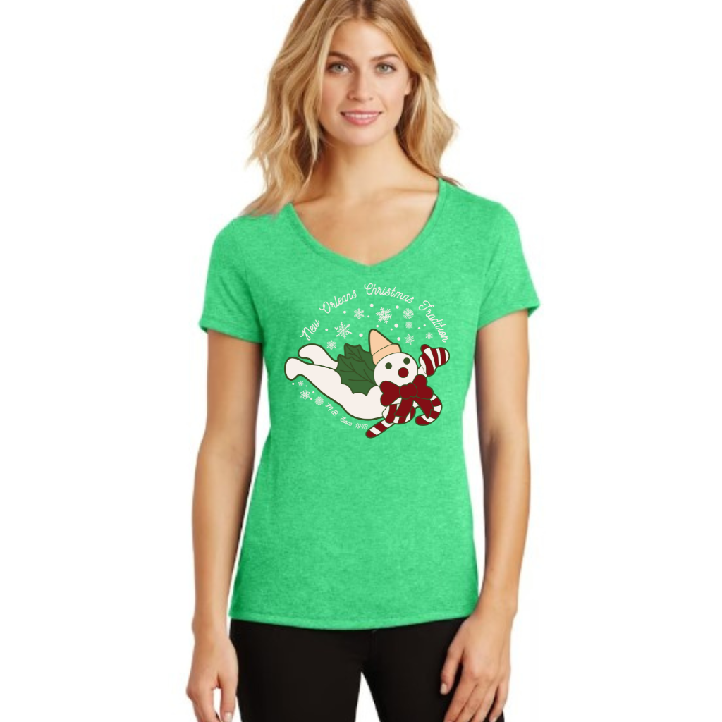 Mr. Bingle Vneck Women's Tee