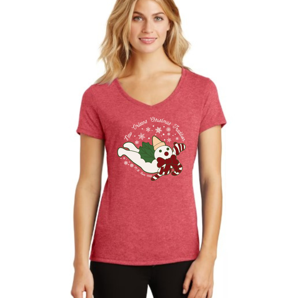 Mr. Bingle Vneck Women's Tee