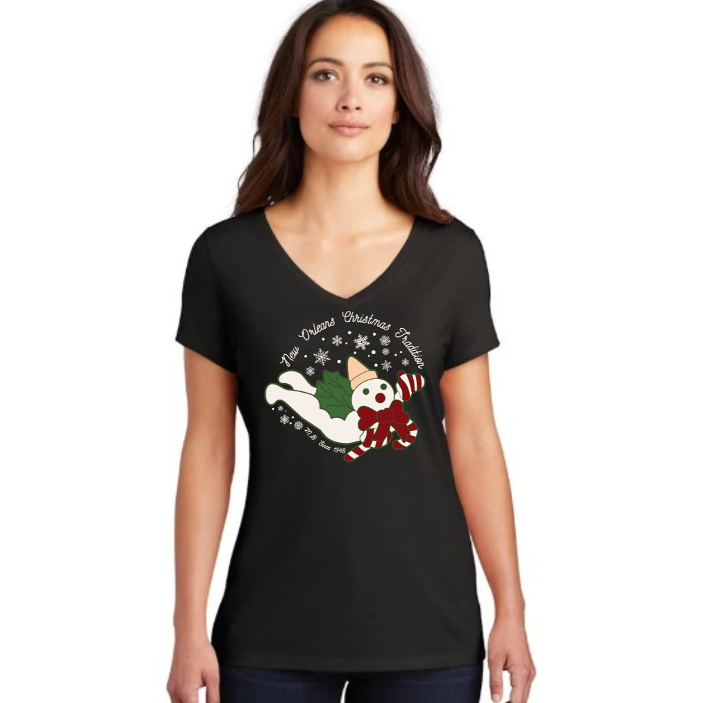 Mr. Bingle Vneck Women's Tee