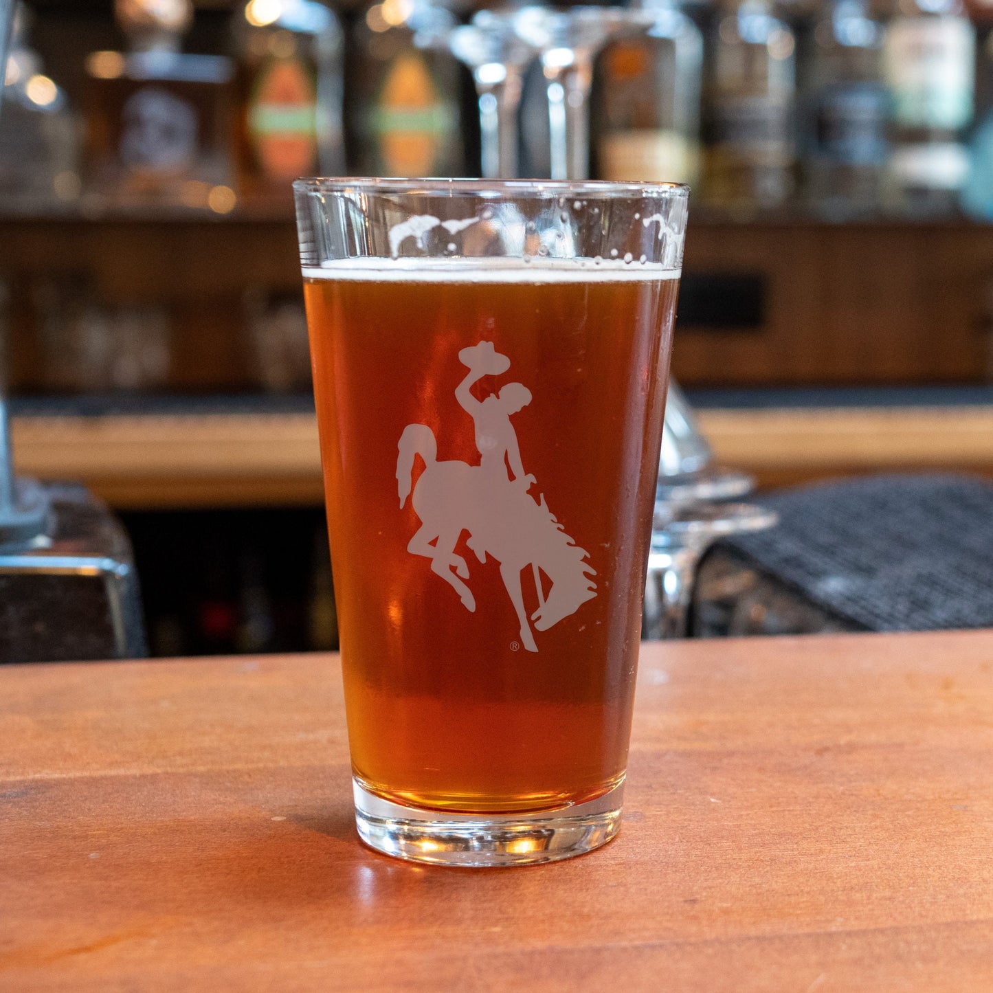 University of Wyoming Pub Glass Set